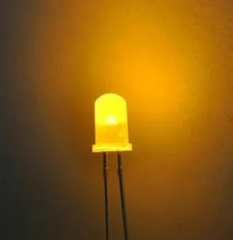 

1000pcs F3 3mm Yellow Round Super bright LED Light LED diffused fog