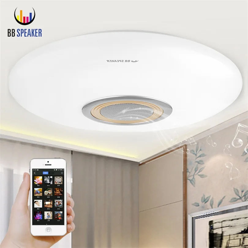 

LED Ceiling Lights Dimmable For living Room Ceiling Lamp RGB Modern 220V With APP Remote Control Smart Bluetooth Music