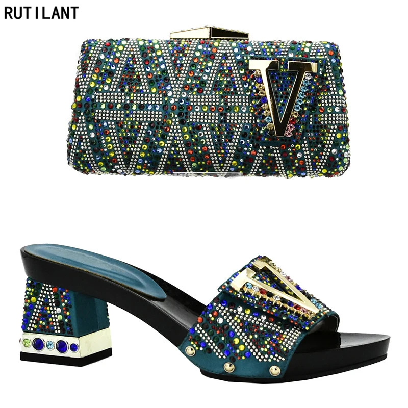 

Latest Matching Shoes and Bag Set In Heels Italian Shoes and Bags Set Envio Gratis African Wedding Shoes and Bag Set with Stone