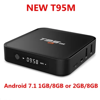

HAOSIHD T95M tv box android 7.1 Amlogic S905W Quad Core 64Bit 4K HD Media Player 1GB/2GB 8GB 2.4GHz WiFi Android 7.1 Set Top Box