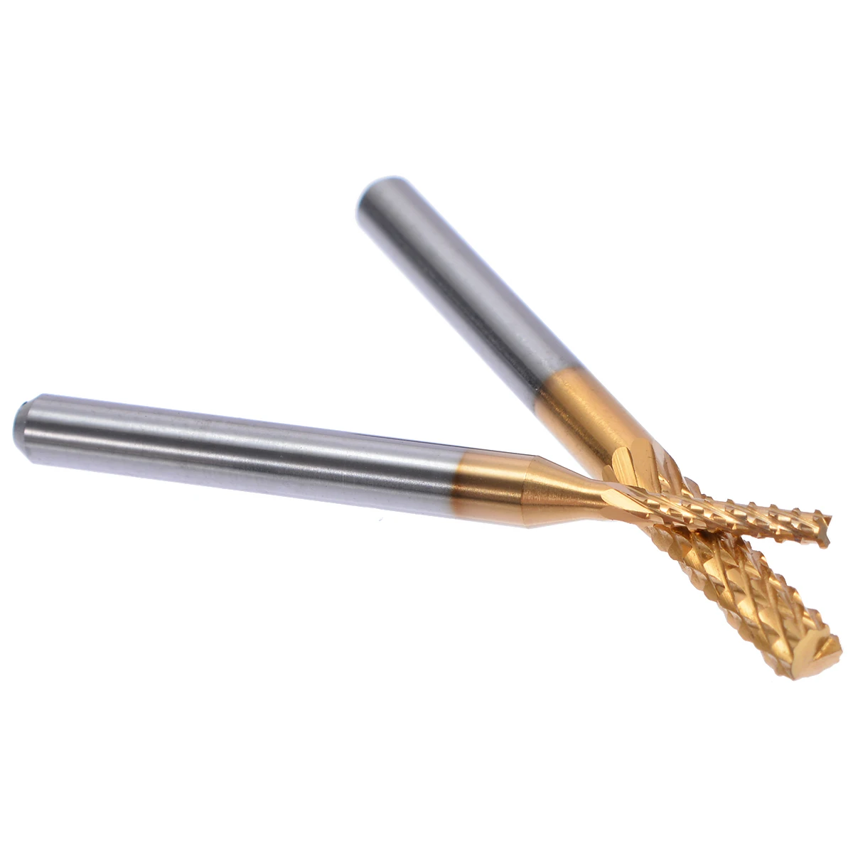 10pcs 1/8'' 1.5-3.175mm End Mill Corn Milling Cutter Wood Cutter Milling CNC Engraving Bits for Woodworking Router Bits