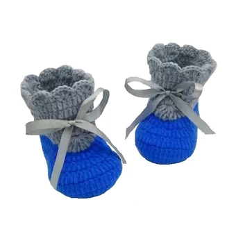 

QYFLYXUEQYFLYXUE- Summer Baby hand-woven sandals Baby White Plum crochet toddler shoes Newborn Cotton yarn shoes