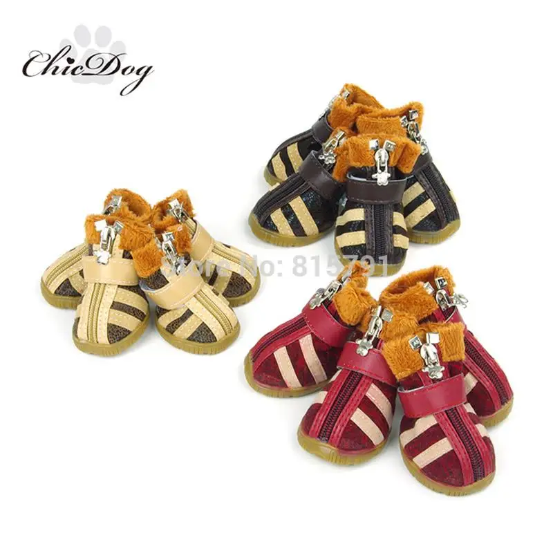 Free Shipping Pet dog boots dog shoes pet shoes autumn and winter PET