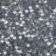 Hisenlee SS6-SS30 кристалл DMC ясное исправление стразы стекло Кристалл Плоская задняя часть исправление камней для украшения одежды