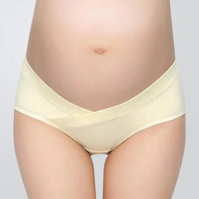 Новые мягкие воздухопроницаемые трусики для беременных женщин бесшовные u-образный хлопок нижнее белье трусы@ ZJF