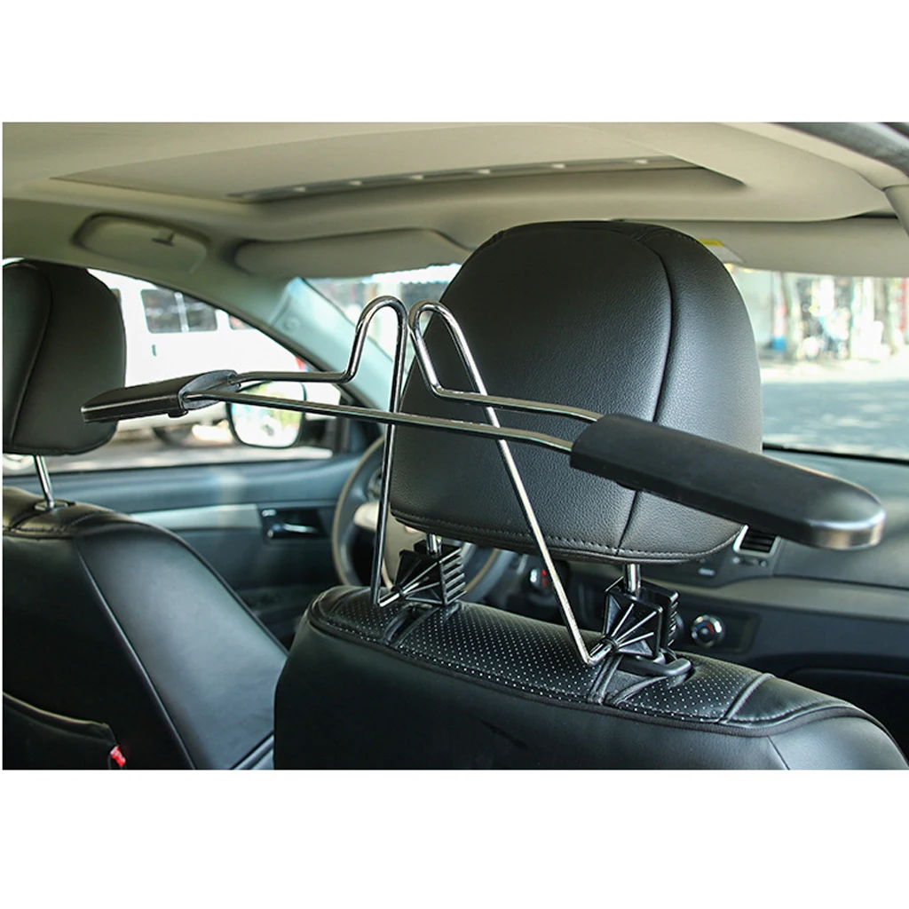 

Car Seat Headrest Coat Rack Jacket Suit Clothes Stainless Steel Hanger Hook