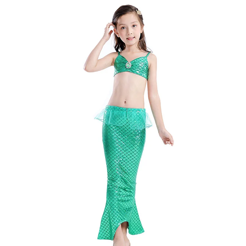 mermaid tail swimwear green 6