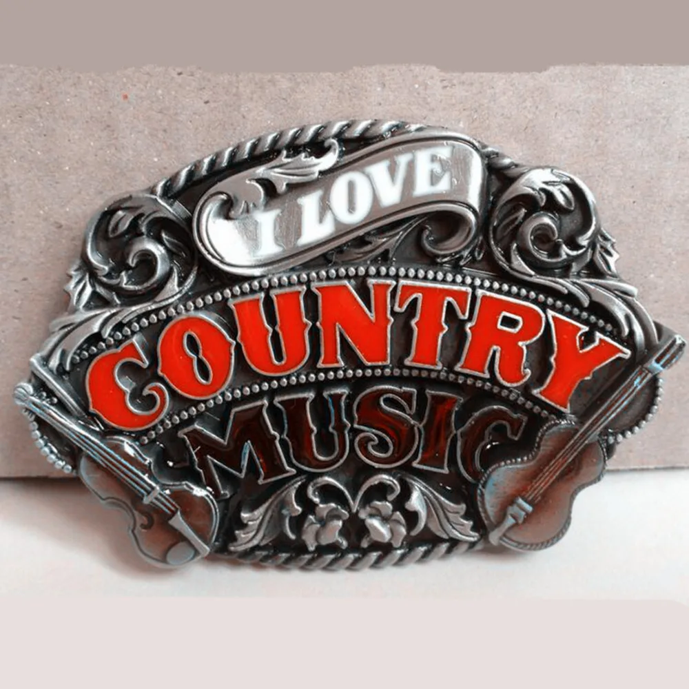 Image country music Buckle Retail Wholesale company IrishTraditional Music Buckles unique cool fit 4cm Wide Belt Jeans accessories