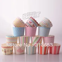 Кекс/форма для выпечки/бумажное украшение для капкейков/вкладыши для кексов 5*4,7 см