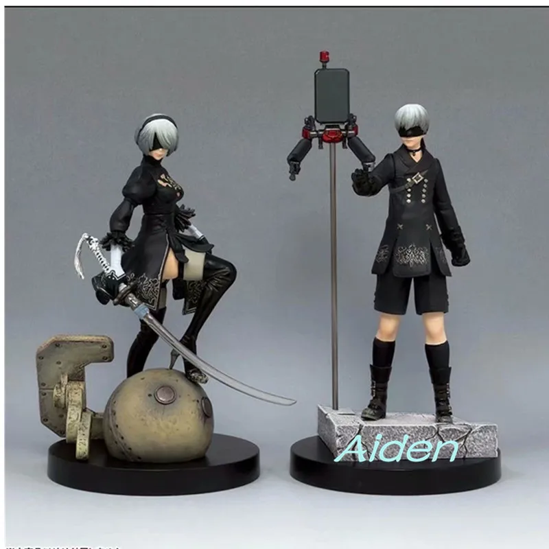 NieR:Automata YoRHa No 2 Type B// No 9 Type S 15cm PVC Action Figure Toys Gift FR