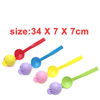 

Plastic Football Snowball Clip Kids Winter Snow Ball Maker Mould Toys Children Outdoor Sports Snow Sand Tool Snowman Making Mold