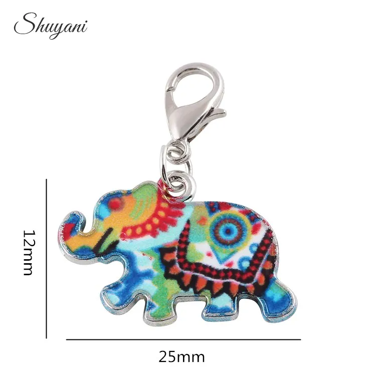 20pcs-lot-Fashion-Colorful-Drop-Oil-Enamel-Charms-Animal-Elephant-Charms-Pendant-with-Lobster-Clasp-Jewelry