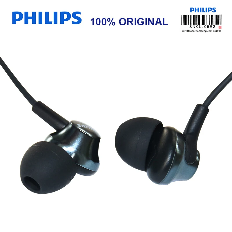 Оригинальная новая Проводная гарнитура PHILIPS PRO6105 HIFI встроенный микрофон Hi Res для