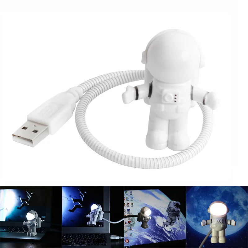 

DC 5V portable reading LED USB energy-saving light bulb for notebook mobile power emergency lamp USB Astronaut LED night light