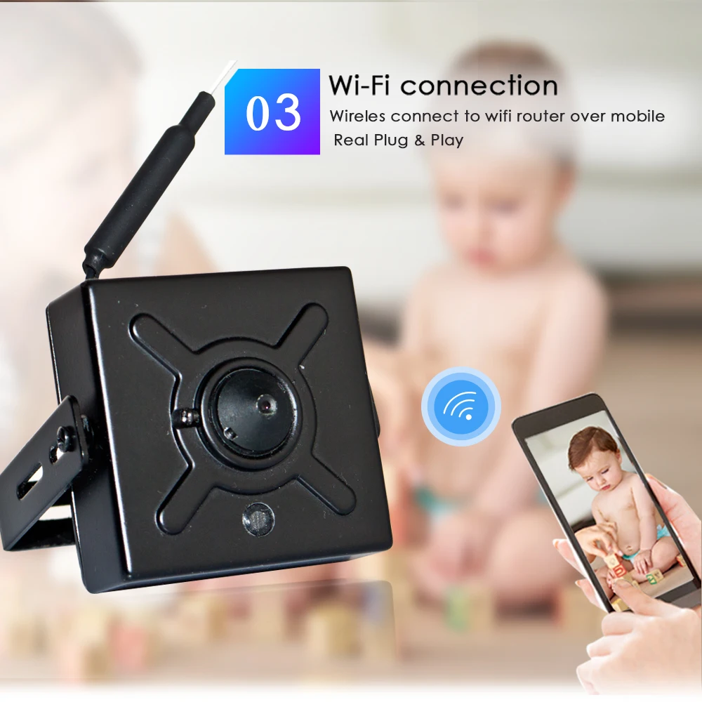 Супер Мини Wi Fi камера CTVMAN 720p объектив с отверстиями видеоняня видеонаблюдения s