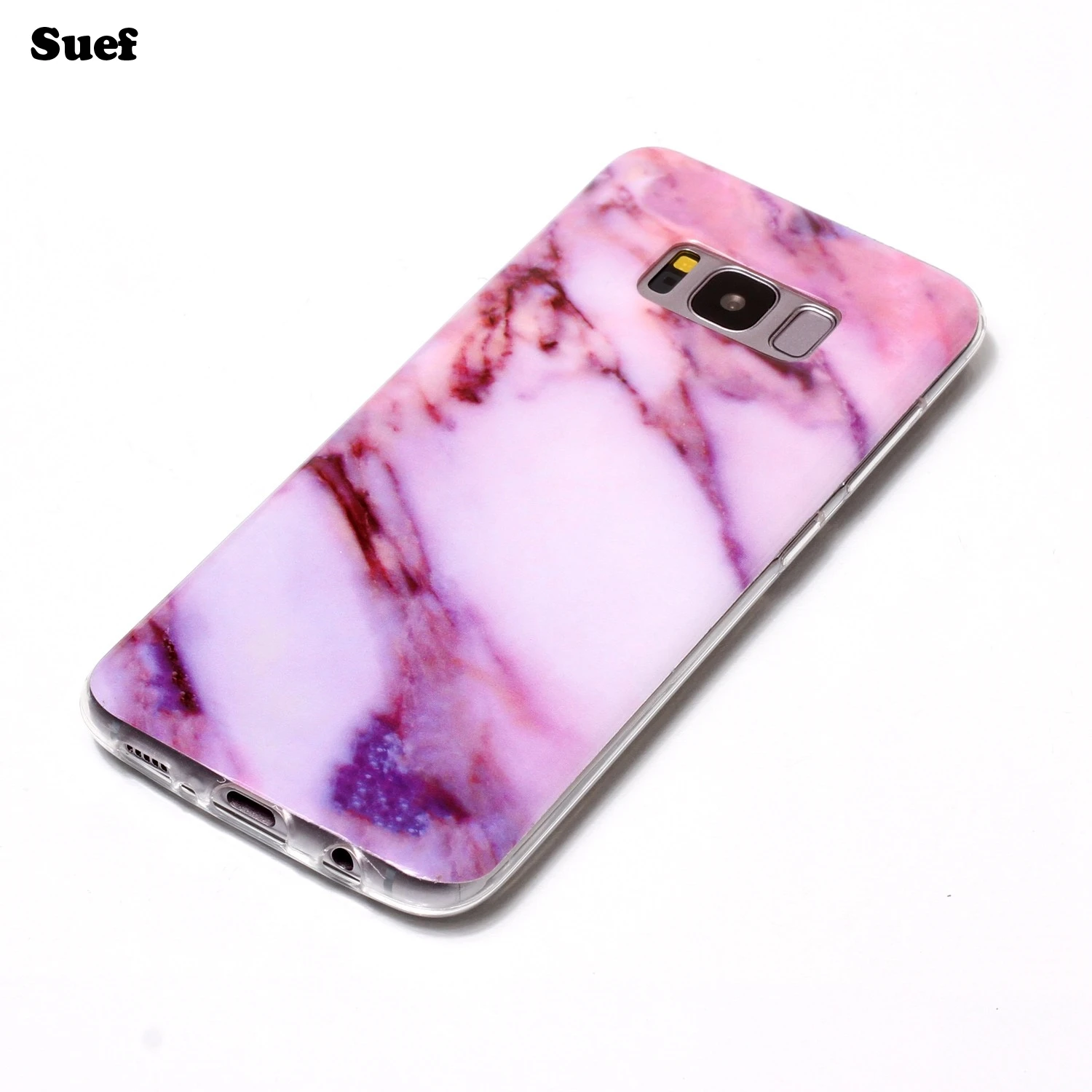 Suef Brand Marble texture Anti knock Case For Samsung S8 plus Cover Galaxy S8plus Silicone Protect Shell Funda |