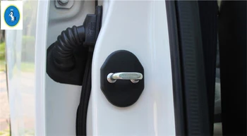 

Yimaautotrims Plastic Car Door Lock Protector Cover Buckle Decoration 4 Piece / Set Fit For Mazda CX-5 CX5 2013 2014 2015 2016