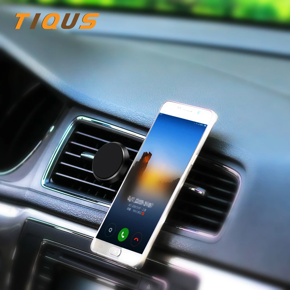 TIQUS Magnetic Phone Car Holder For iPhone Samsung Xiaomi