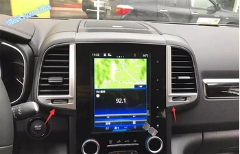 

Lapetus Car Styling Middle Air Conditioning AC Outlet Vent Molding Cover Decoration Trim Fit For Renault Koleos 2017 - 2020 ABS