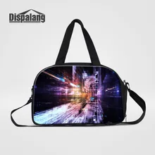 Dispalang Мужская Дорожная сумка для багажа, одноцветная складная сумка с космическим принтом, переносная женская сумка на плечо, Повседневная дорожная сумка для путешествий