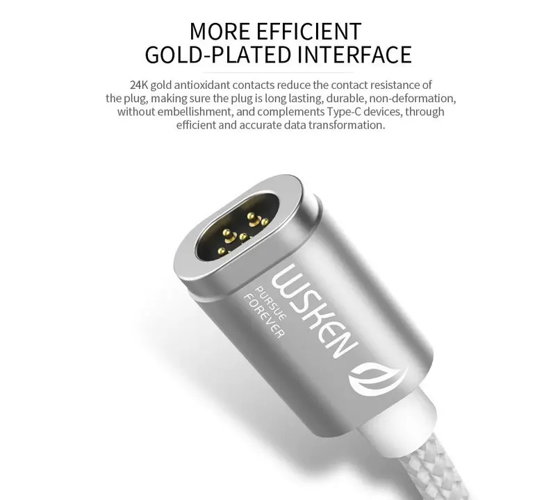 WSKEN mini 2 Magnetic Type C cable (4)