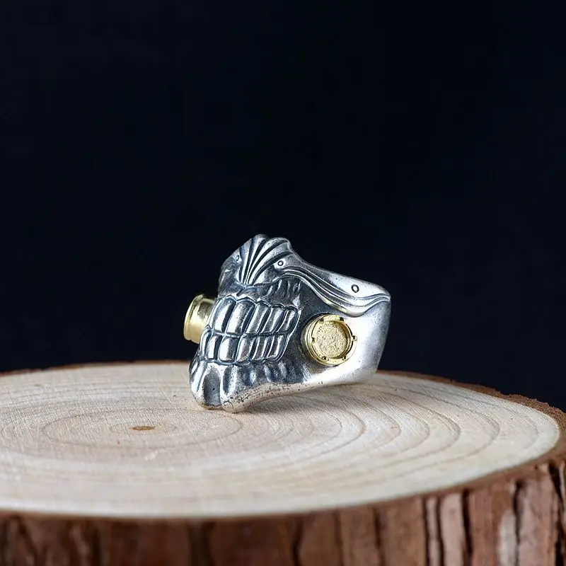 Серебряное восстанавливающее старинное кольцо S999 из тайского серебра в форме