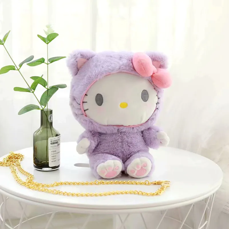 1 шт. my melody cosplay cat my melody Мягкие плюшевые сумки игрушки cinnamoroll плюшевые кошельки для девочек Подарки