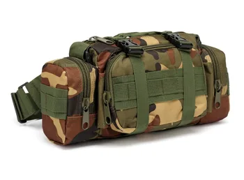 

Land force camouflage tactical waist pack outdoor Chest Pack Shoulder Bag Outdoor Travel Waterproof Military Tactical Backpack