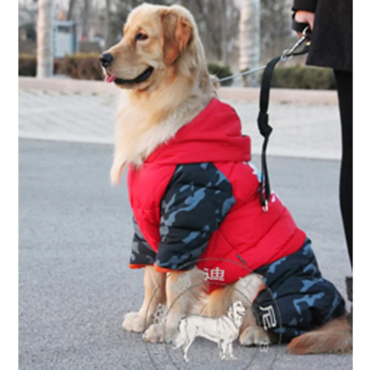 new winter coat down large dog pet clothing big dog clothes golden