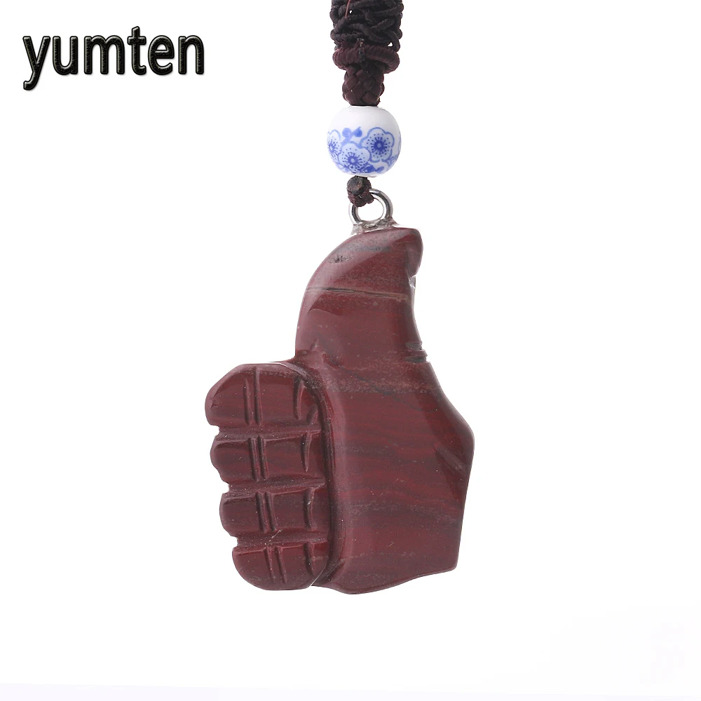 

Yumten Party Necklace Thumb Pendant Hand Natural Moonstone Fine Jewelry Opal Moana Mermaid Juego Tronoscrystal Csgo Crystal Cute
