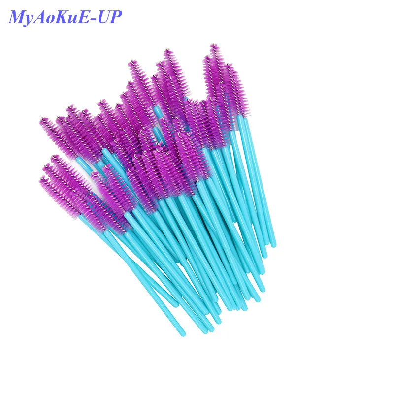 

200pcs/lot Lashes One-off Makeup Brushes Brand New Disposable Nylon Mascara Wands Eyelash Extension Tools