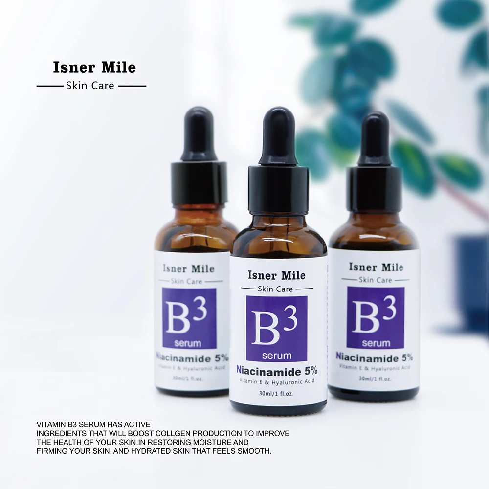 ISNER MILE Niacinamide 5% Сыворотка для лица Витамин B3 сыворотка укрепляющая