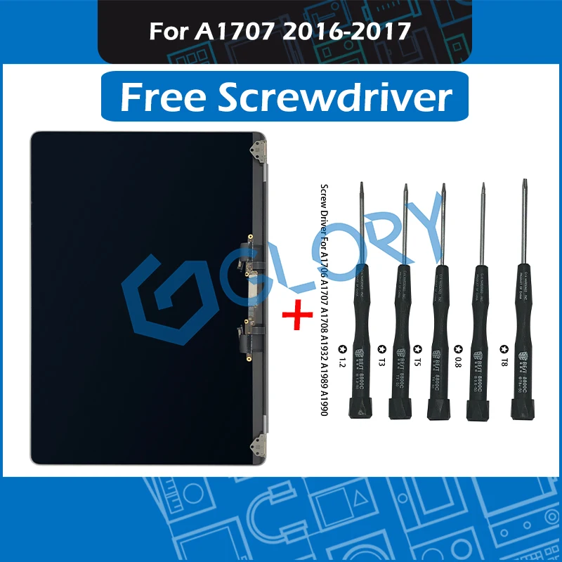 Space grey A1707 LCD Screen full assembly for Macbook Pro Retina 15