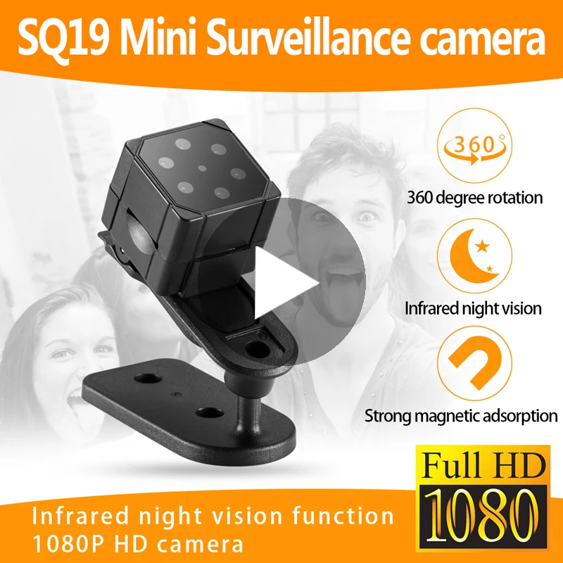 

SQ19 SQ 19 Small Secret Micro Video Mini Camera Cam With Motion Sensor HD 1080p Night Vision Camcorder Tiny Microcamera Recorder