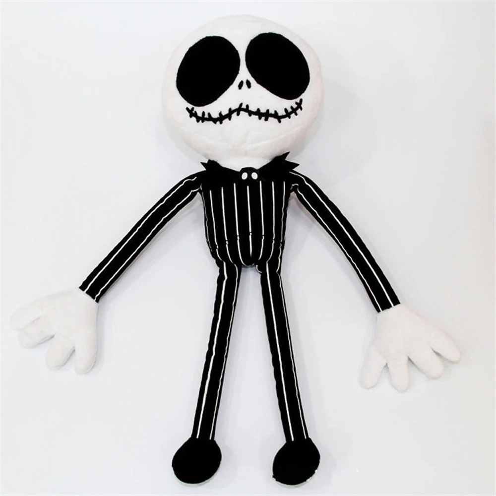 Alloween Funny Skull For Children Stuffed Plush Toy Pumpkin King Jack full head skull face cover hel met h alloween party prop creepy skeleton headgear with movable jaw