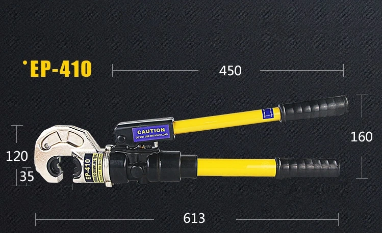 Гидравлические компрессионные инструменты EP-410 гидравлический обжимной инструмент Гидравлический обжимной инструмент диапазон 35-300mm2 с safelty золотник вентиля