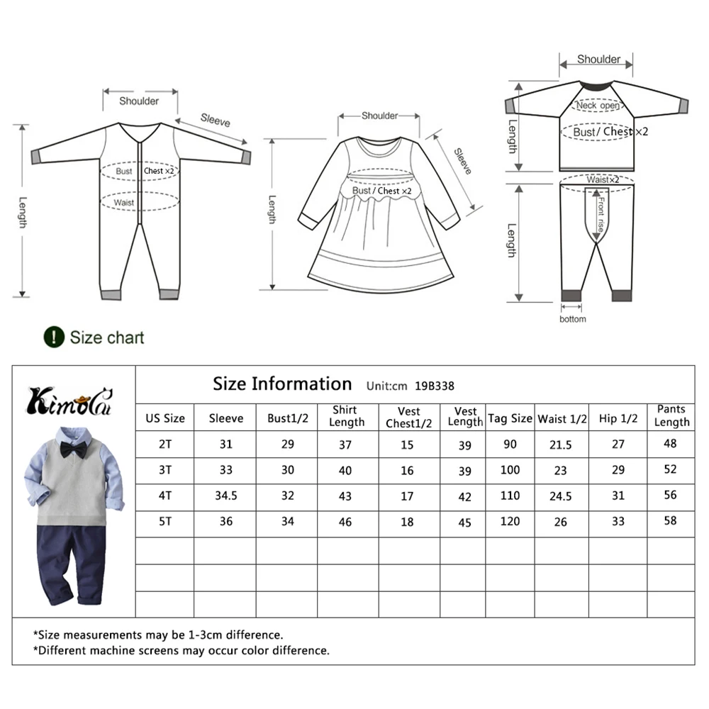 Kimocat/Детский комплект со свитером, трикотажная одежда, жилет галстук-бабочка для мальчиков, свитер, жилет+ рубашка+ штаны, комплект из 3 предметов, кардиган, Джентльменский жилет