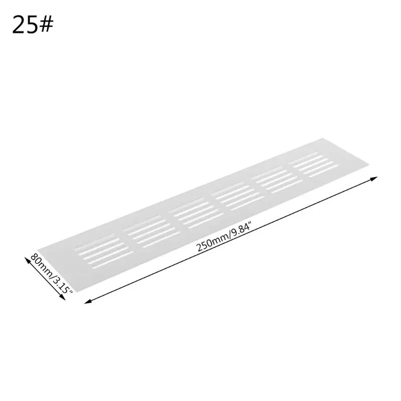 Aluminum Alloy Air Vent Perforated Sheet Web Plate Ventilation Grille 15cm 20cm 25cm 30cm 40cm 50cm air vent grille,ventilation grille