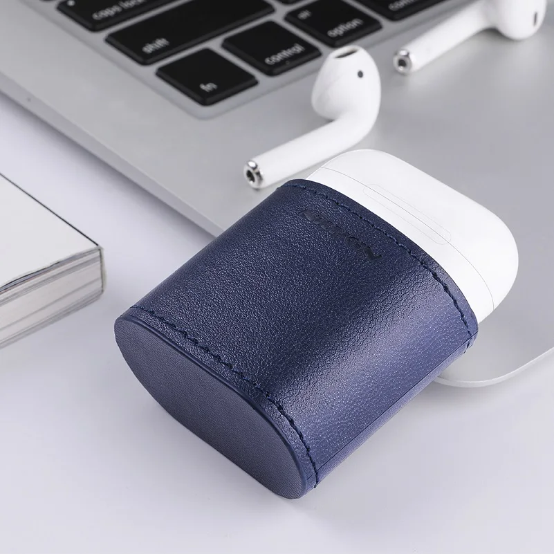 Для AirPods чехол-сумка qi Беспроводная зарядка защитный чехол для AirPods совместимый с Qi Беспроводное зарядное устройство зарядный чехол