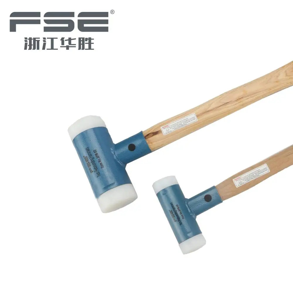 FSE APM no rebound macromolecular compound Wooden handle hammer?Hammer head replaceable?no damage after hammering FSE APM no rebound macromolecular compound Wooden handle hammer?Hammer head replaceable?no damage after hammering