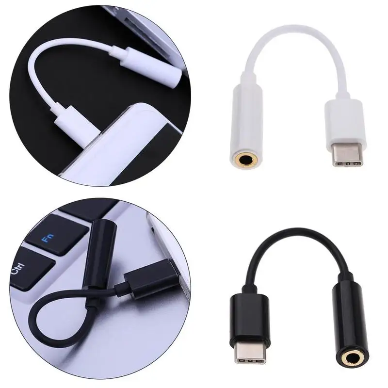 Кабель-адаптер USB-C типа C до 3,5 мм разъем аудио кабель для наушников Aux Кабель-адаптер для Xiaomi huawei для смартфона