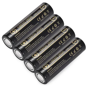 

4pcs HK LiitoKala Lii-26A for 3.7V 18650 2600mAh For ICR18650 Li-ion Rechargeable Battery The Flashlight Batteries
