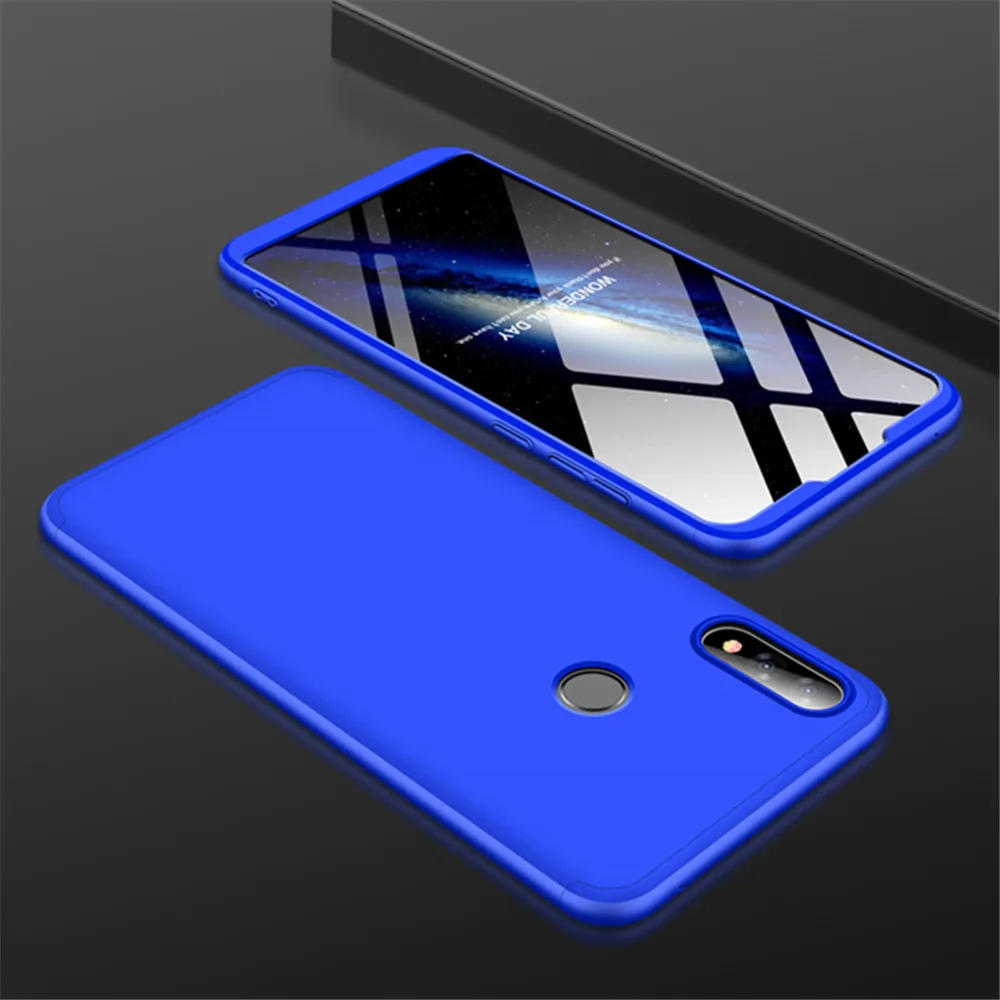 Для ASUS Zenfone Max Pro M2 ZB631KL чехол GKK 360 полная защита жесткий Гибридный ПК 3 в 1 дизайн