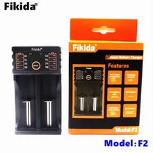 fikida F2 18650 Зарядное устройство 1,2 V 3,7 V 3,2 V 3,85 V зарядное устройство для никель-кадмиевых или никель-металл-AAA 18350 26650 14500 16340 25500 зарядное устройство для никель-металл-гидридных и литиевых Батарея умное usb-устройство для Зарядное устройство