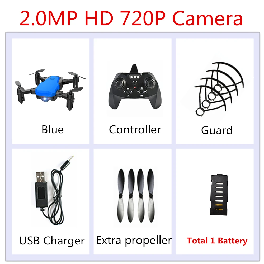 SG800 мини-Дрон с камерой удержания высоты RC Дроны с камерой HD Wifi FPV Квадрокоптер Дрон RC Вертолет VS E58 S9 S9HW - Цвет: Option 16