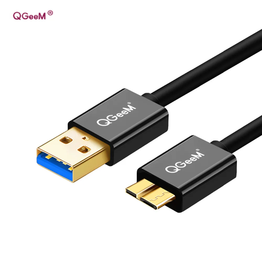 QGeeM USB 3.0 Type A to Micro B Cable USB3.0 Data Sync