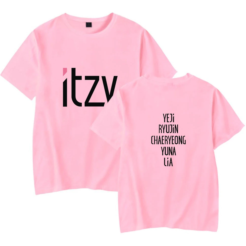 Рубашка RholycrownT футболки ITZY для мужчин и женщин модная летняя футболка с принтом