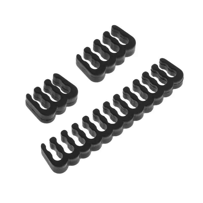 24 комплекта черный 6/8/24 Pin PVC кабельный гребень/зажим/Кабельный органайзер для 2 5 3 0