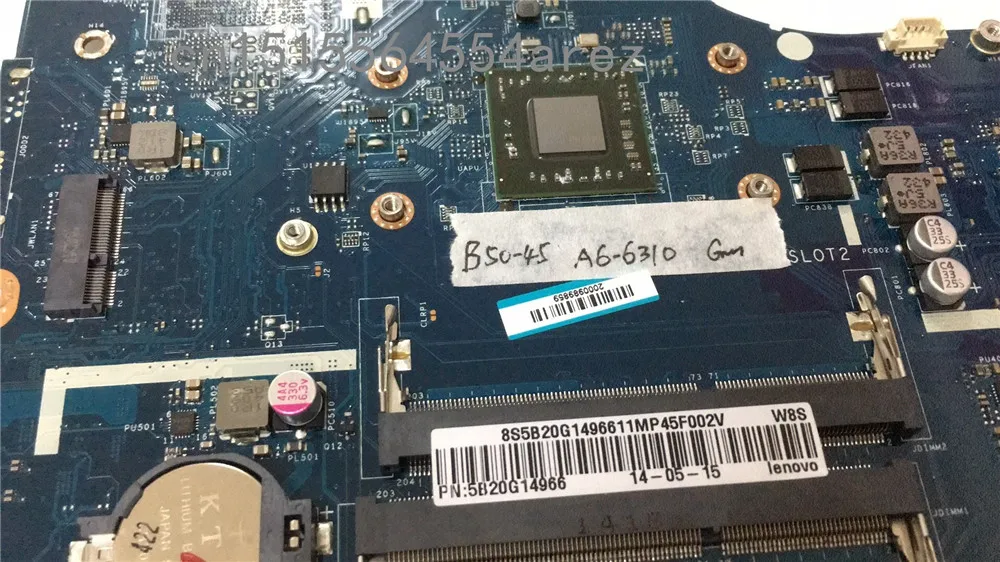 Новый оригинальный ноутбук lenovo ideapad B50 45 материнская плата UMA A6 6310 LA B291P