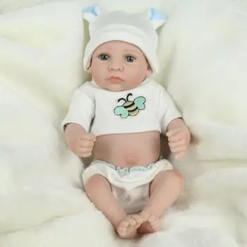 

Soft Silicone Reborn Baby Doll Girl Toys Lifelike Babies Boneca Full VInyl Fashion Bebe Doll Reborn Baby Doll kids Playmate Gift